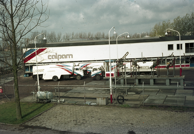 808223 Gezicht op het brandstoffendepot van Calpam (Gelderlantlaan 9) te Utrecht.